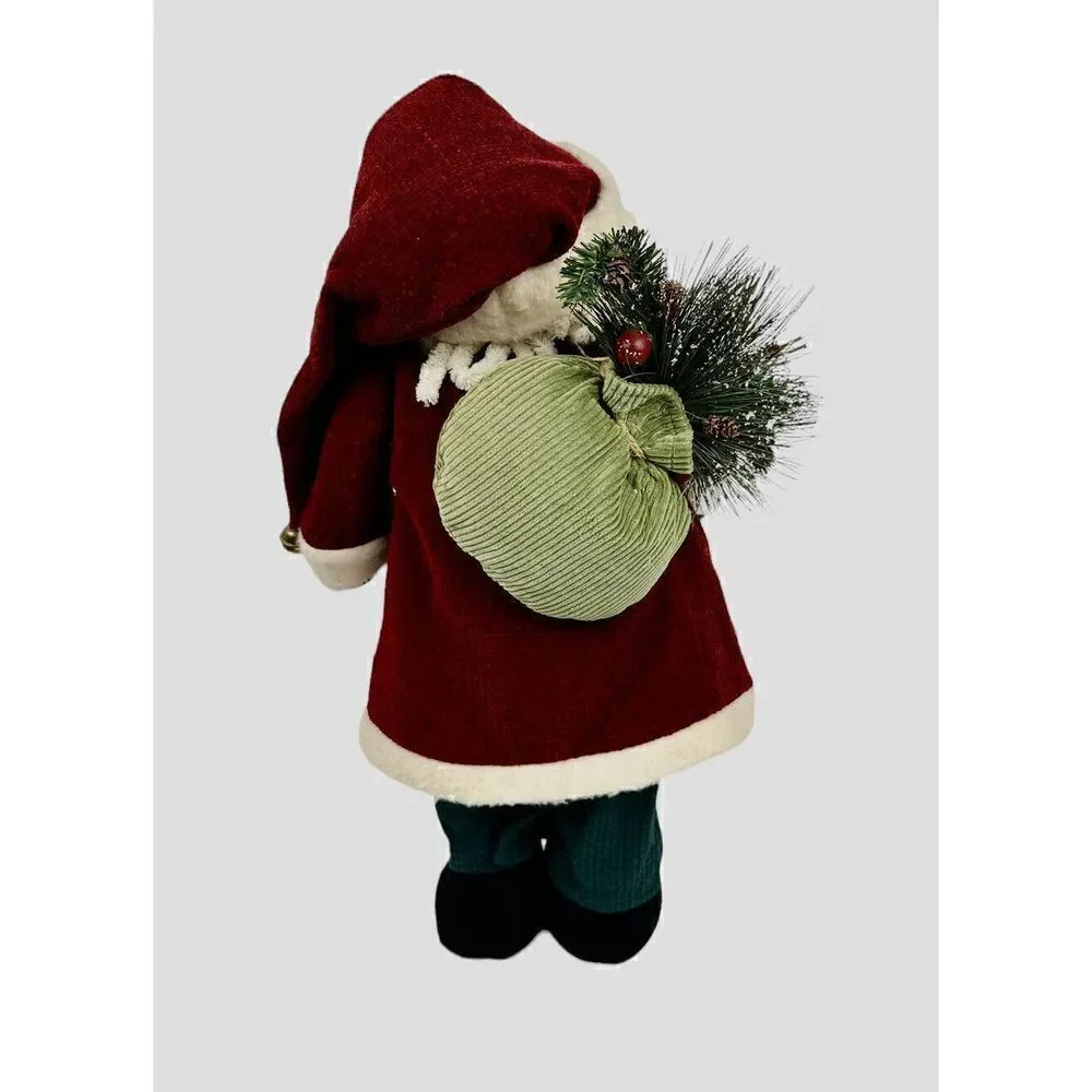 Santa Handmade Farmhouse Country Rustic Christmas Holiday 19” Tall